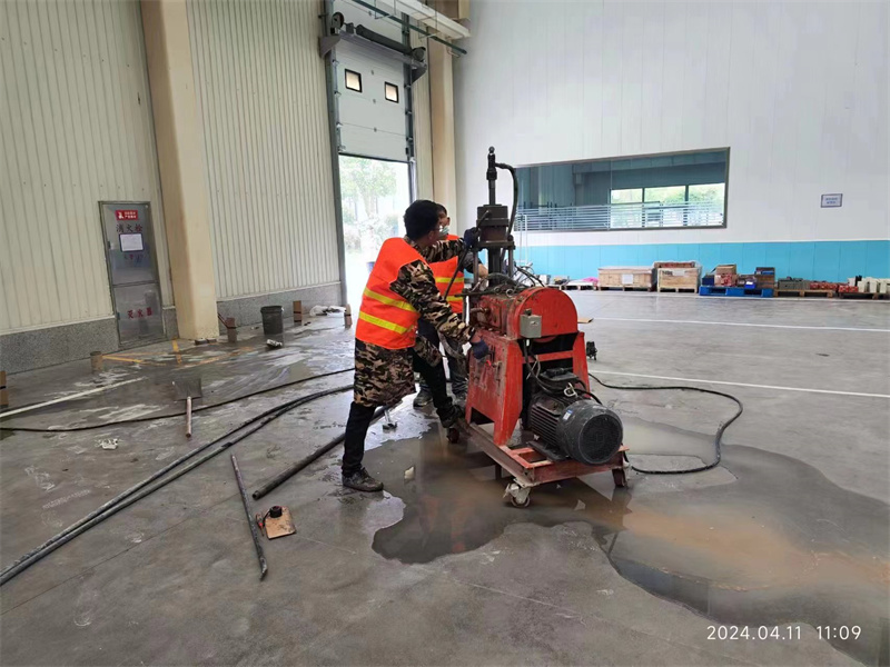 淅川厂房地面下沉塌陷注浆加固施工